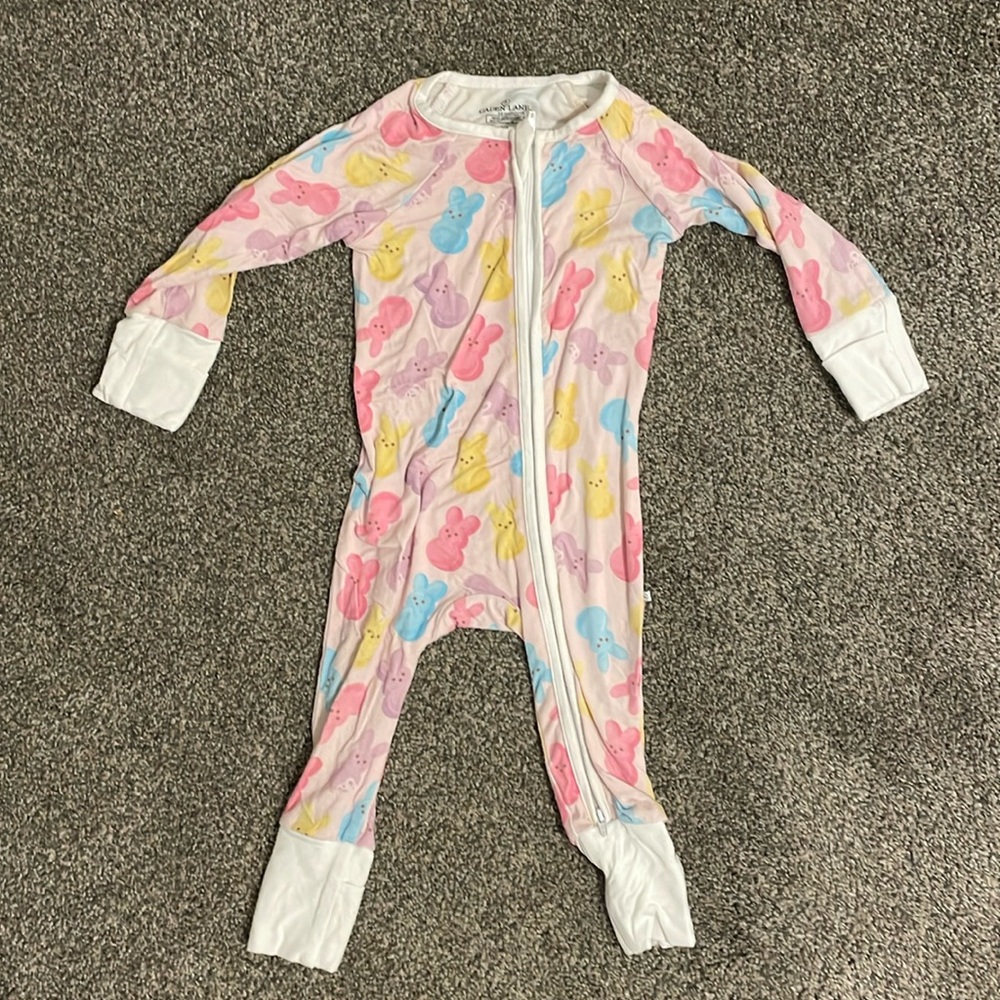 Caden lane 3-6month Peep Onesie